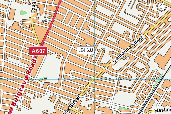 LE4 6JJ map - OS VectorMap District (Ordnance Survey) LE4 6JJ map - OS VectorMap District (Ordnance Survey)