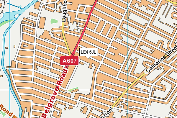 LE4 6JL map - OS VectorMap District (Ordnance Survey) LE4 6JL map - OS VectorMap District (Ordnance Survey)