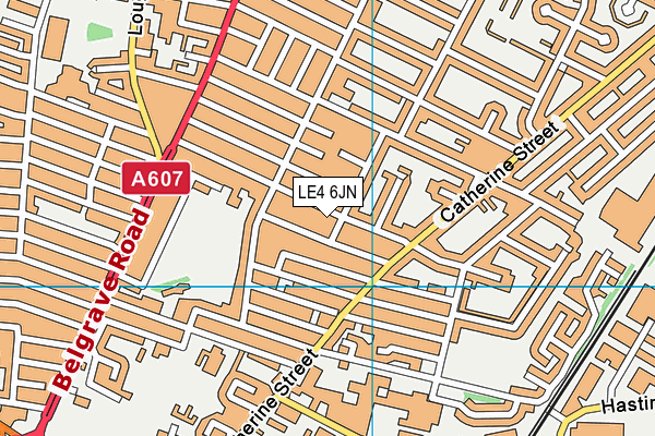 LE4 6JN map - OS VectorMap District (Ordnance Survey) LE4 6JN map - OS VectorMap District (Ordnance Survey)