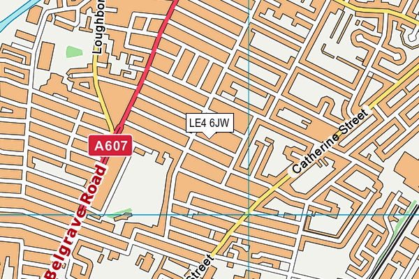 LE4 6JW map - OS VectorMap District (Ordnance Survey) LE4 6JW map - OS VectorMap District (Ordnance Survey)