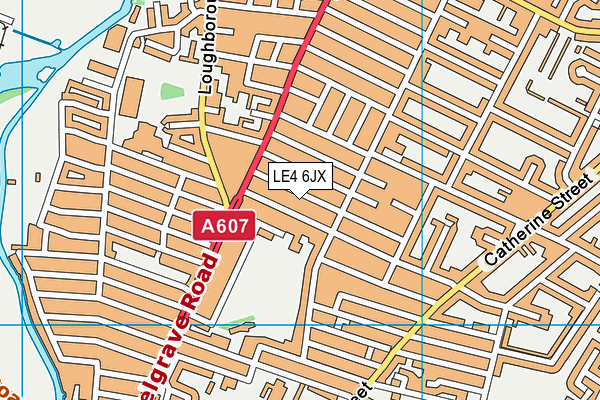 LE4 6JX map - OS VectorMap District (Ordnance Survey) LE4 6JX map - OS VectorMap District (Ordnance Survey)