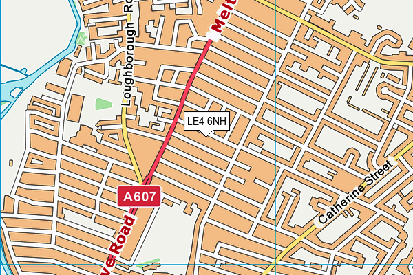 LE4 6NH map - OS VectorMap District (Ordnance Survey) LE4 6NH map - OS VectorMap District (Ordnance Survey)