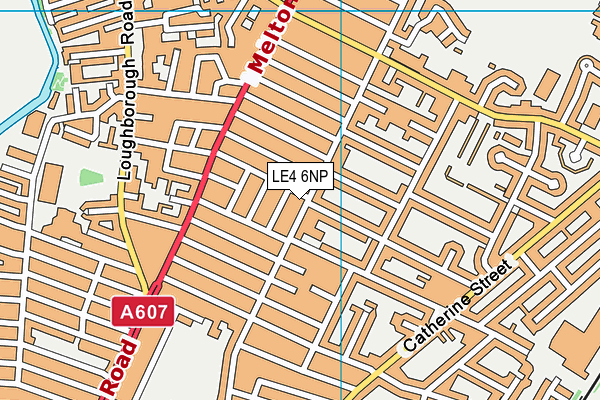 LE4 6NP map - OS VectorMap District (Ordnance Survey) LE4 6NP map - OS VectorMap District (Ordnance Survey)
