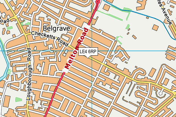 LE4 6RP map - OS VectorMap District (Ordnance Survey) LE4 6RP map - OS VectorMap District (Ordnance Survey)