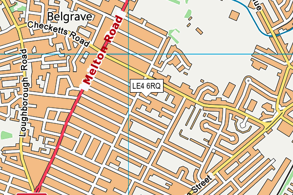 LE4 6RQ map - OS VectorMap District (Ordnance Survey) LE4 6RQ map - OS VectorMap District (Ordnance Survey)