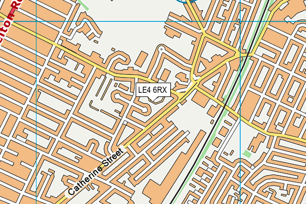 LE4 6RX map - OS VectorMap District (Ordnance Survey) LE4 6RX map - OS VectorMap District (Ordnance Survey)
