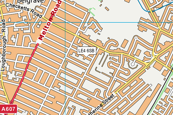 LE4 6SB map - OS VectorMap District (Ordnance Survey) LE4 6SB map - OS VectorMap District (Ordnance Survey)