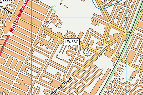 LE4 6SG map - OS VectorMap District (Ordnance Survey) LE4 6SG map - OS VectorMap District (Ordnance Survey)