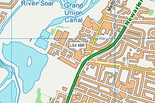 LE4 8BR map - OS VectorMap District (Ordnance Survey) LE4 8BR map - OS VectorMap District (Ordnance Survey)