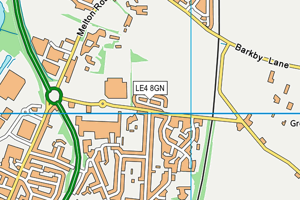 LE4 8GN map - OS VectorMap District (Ordnance Survey) LE4 8GN map - OS VectorMap District (Ordnance Survey)