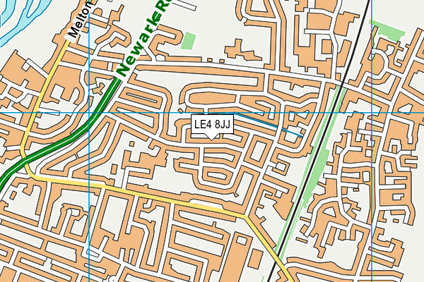 LE4 8JJ map - OS VectorMap District (Ordnance Survey) LE4 8JJ map - OS VectorMap District (Ordnance Survey)