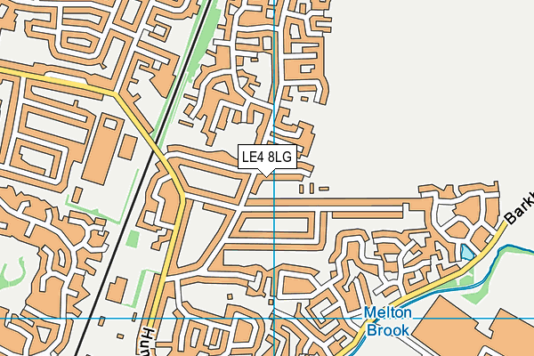 LE4 8LG map - OS VectorMap District (Ordnance Survey) LE4 8LG map - OS VectorMap District (Ordnance Survey)