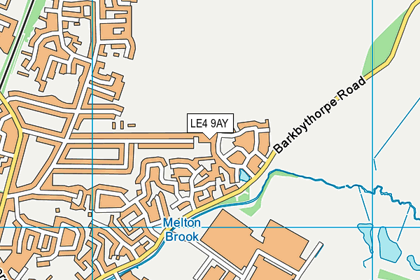 LE4 9AY map - OS VectorMap District (Ordnance Survey) LE4 9AY map - OS VectorMap District (Ordnance Survey)