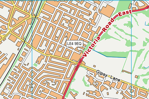 LE4 9EQ map - OS VectorMap District (Ordnance Survey) LE4 9EQ map - OS VectorMap District (Ordnance Survey)