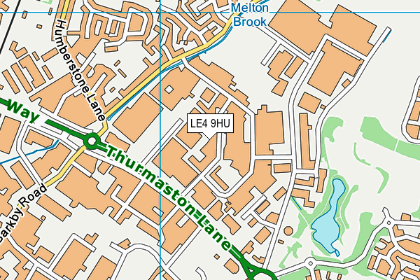 LE4 9HU map - OS VectorMap District (Ordnance Survey) LE4 9HU map - OS VectorMap District (Ordnance Survey)