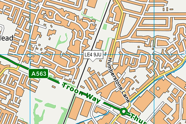 LE4 9JU map - OS VectorMap District (Ordnance Survey) LE4 9JU map - OS VectorMap District (Ordnance Survey)