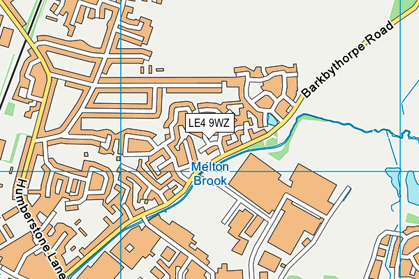 LE4 9WZ map - OS VectorMap District (Ordnance Survey) LE4 9WZ map - OS VectorMap District (Ordnance Survey)