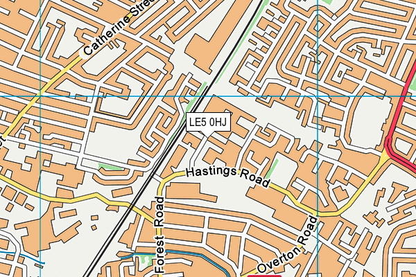 LE5 0HJ map - OS VectorMap District (Ordnance Survey) LE5 0HJ map - OS VectorMap District (Ordnance Survey)