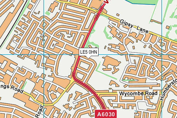 LE5 0HN map - OS VectorMap District (Ordnance Survey) LE5 0HN map - OS VectorMap District (Ordnance Survey)