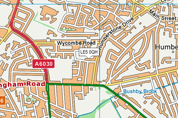 LE5 0QH map - OS VectorMap District (Ordnance Survey) LE5 0QH map - OS VectorMap District (Ordnance Survey)