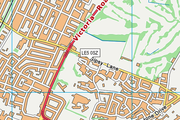 LE5 0SZ map - OS VectorMap District (Ordnance Survey) LE5 0SZ map - OS VectorMap District (Ordnance Survey)
