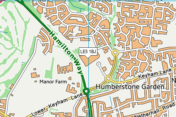 LE5 1BJ map - OS VectorMap District (Ordnance Survey) LE5 1BJ map - OS VectorMap District (Ordnance Survey)