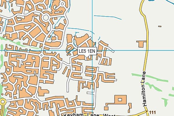 LE5 1EN map - OS VectorMap District (Ordnance Survey) LE5 1EN map - OS VectorMap District (Ordnance Survey)