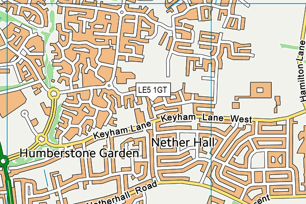 LE5 1GT map - OS VectorMap District (Ordnance Survey) LE5 1GT map - OS VectorMap District (Ordnance Survey)