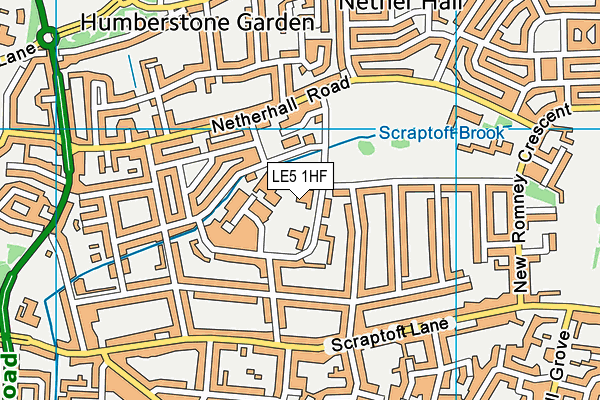 LE5 1HF map - OS VectorMap District (Ordnance Survey) LE5 1HF map - OS VectorMap District (Ordnance Survey)