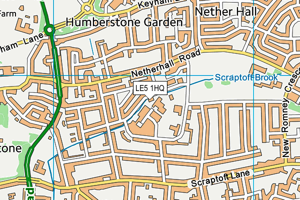 LE5 1HQ map - OS VectorMap District (Ordnance Survey) LE5 1HQ map - OS VectorMap District (Ordnance Survey)