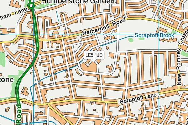 LE5 1JE map - OS VectorMap District (Ordnance Survey) LE5 1JE map - OS VectorMap District (Ordnance Survey)