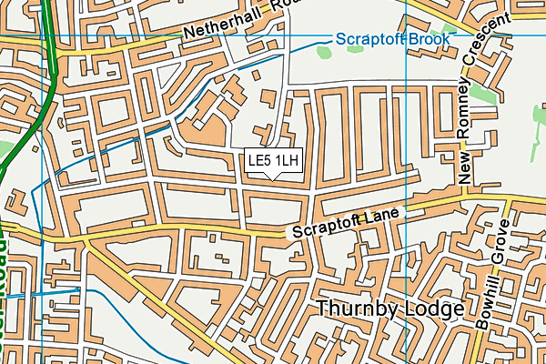 LE5 1LH map - OS VectorMap District (Ordnance Survey) LE5 1LH map - OS VectorMap District (Ordnance Survey)
