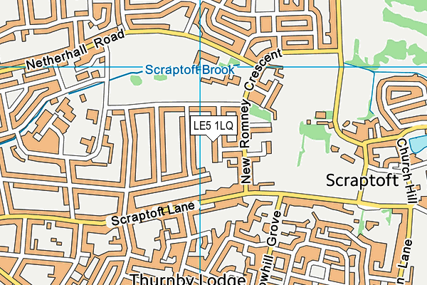 LE5 1LQ map - OS VectorMap District (Ordnance Survey) LE5 1LQ map - OS VectorMap District (Ordnance Survey)