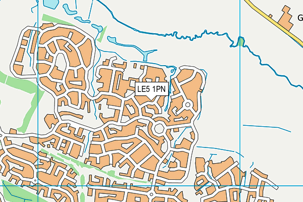 LE5 1PN map - OS VectorMap District (Ordnance Survey) LE5 1PN map - OS VectorMap District (Ordnance Survey)
