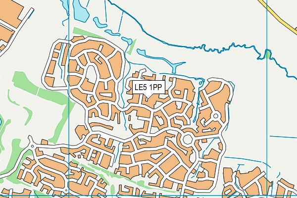 LE5 1PP map - OS VectorMap District (Ordnance Survey) LE5 1PP map - OS VectorMap District (Ordnance Survey)