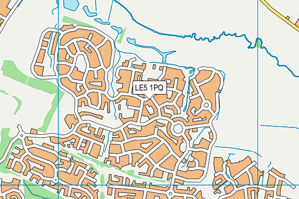 LE5 1PQ map - OS VectorMap District (Ordnance Survey) LE5 1PQ map - OS VectorMap District (Ordnance Survey)