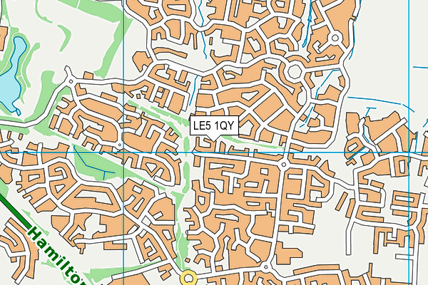 LE5 1QY map - OS VectorMap District (Ordnance Survey) LE5 1QY map - OS VectorMap District (Ordnance Survey)
