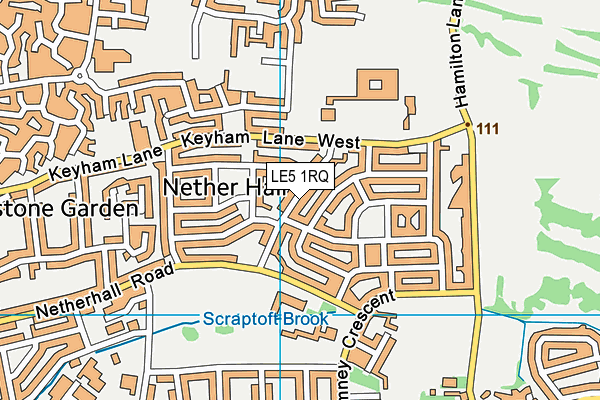LE5 1RQ map - OS VectorMap District (Ordnance Survey) LE5 1RQ map - OS VectorMap District (Ordnance Survey)