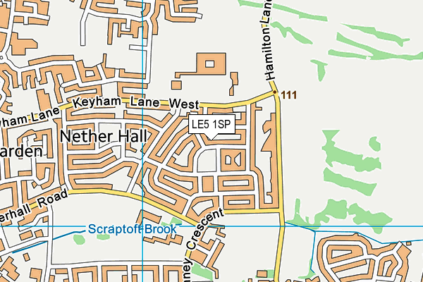 LE5 1SP map - OS VectorMap District (Ordnance Survey) LE5 1SP map - OS VectorMap District (Ordnance Survey)