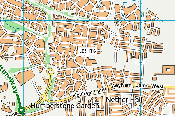 LE5 1TG map - OS VectorMap District (Ordnance Survey) LE5 1TG map - OS VectorMap District (Ordnance Survey)