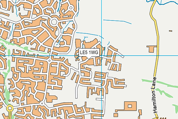 LE5 1WG map - OS VectorMap District (Ordnance Survey) LE5 1WG map - OS VectorMap District (Ordnance Survey)
