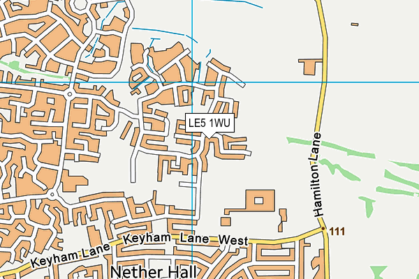 LE5 1WU map - OS VectorMap District (Ordnance Survey) LE5 1WU map - OS VectorMap District (Ordnance Survey)