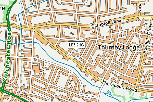 LE5 2HG map - OS VectorMap District (Ordnance Survey) LE5 2HG map - OS VectorMap District (Ordnance Survey)