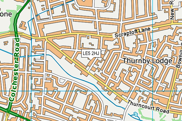 LE5 2HJ map - OS VectorMap District (Ordnance Survey) LE5 2HJ map - OS VectorMap District (Ordnance Survey)