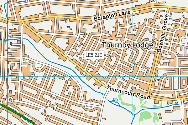 LE5 2JE map - OS VectorMap District (Ordnance Survey) LE5 2JE map - OS VectorMap District (Ordnance Survey)
