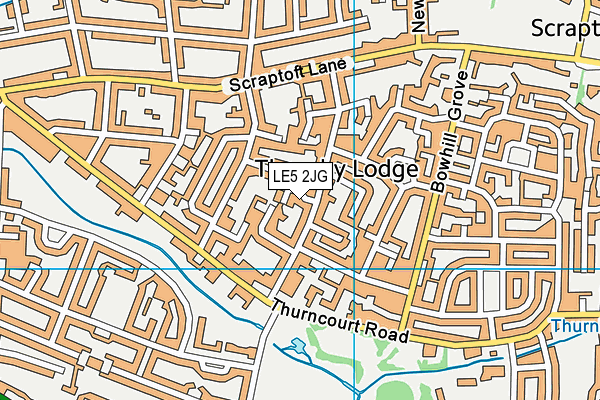 LE5 2JG map - OS VectorMap District (Ordnance Survey) LE5 2JG map - OS VectorMap District (Ordnance Survey)