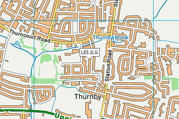 LE5 2LG map - OS VectorMap District (Ordnance Survey) LE5 2LG map - OS VectorMap District (Ordnance Survey)