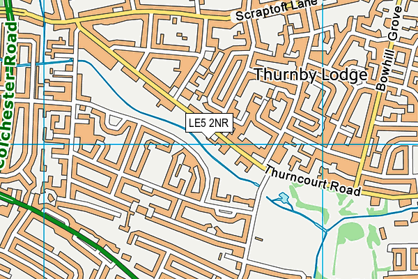 LE5 2NR map - OS VectorMap District (Ordnance Survey) LE5 2NR map - OS VectorMap District (Ordnance Survey)