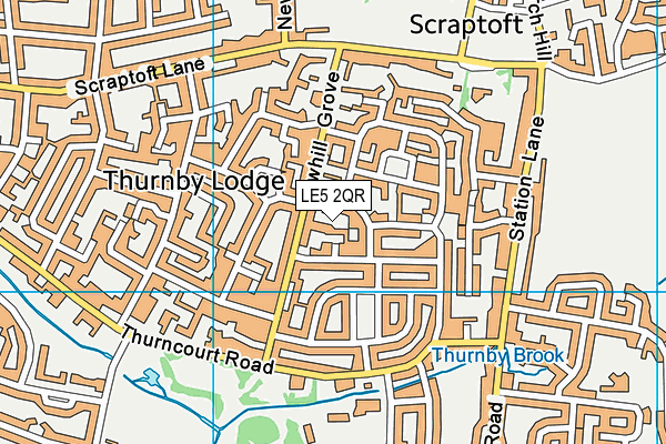 LE5 2QR map - OS VectorMap District (Ordnance Survey) LE5 2QR map - OS VectorMap District (Ordnance Survey)