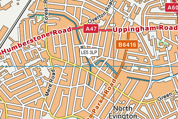LE5 3LP map - OS VectorMap District (Ordnance Survey) LE5 3LP map - OS VectorMap District (Ordnance Survey)